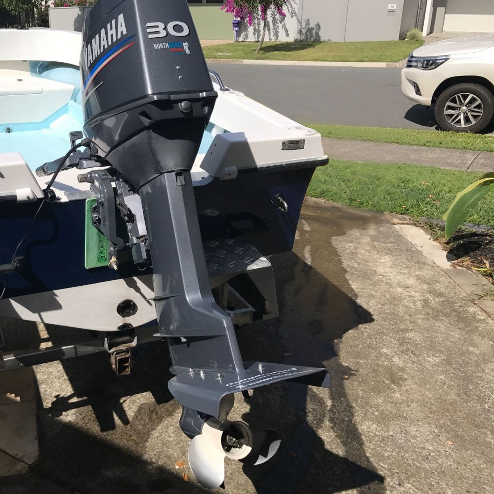 Yamaha 8-9.9-15-20-25-30HP Outboard Aluminium Hydrofoil - OZHYDROFOIL - Image 3