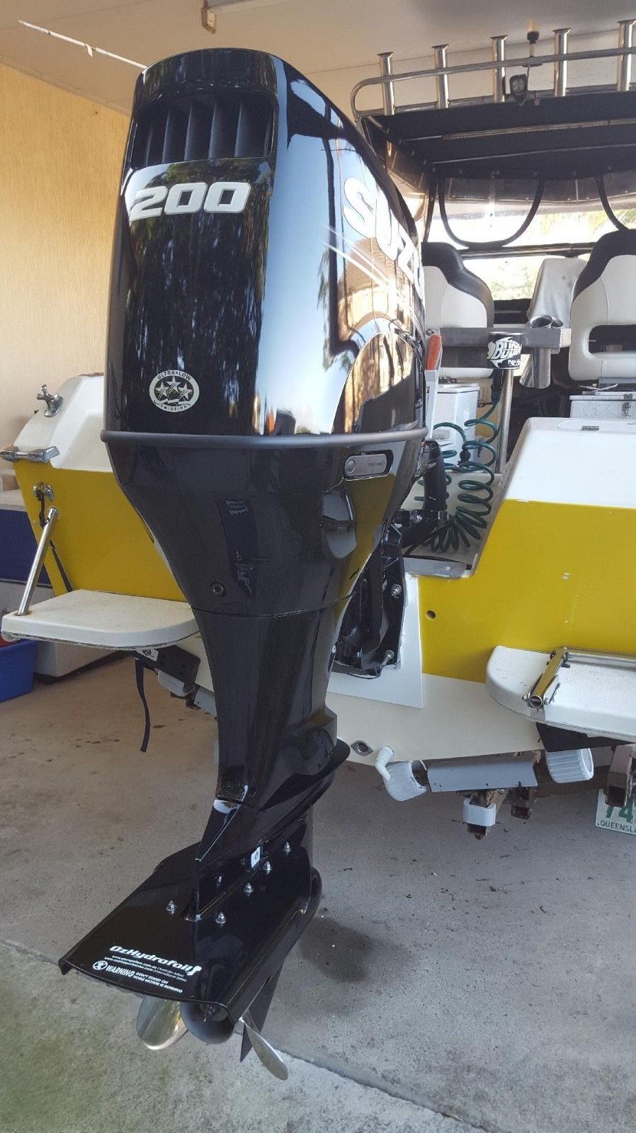 Suzuki Outboard Hydrofoil 150-175-200-225-250-300hp OZHYDROFOIL (Over Mount, suits boats under 21 feet or under 2.5 tonne) - Image 3