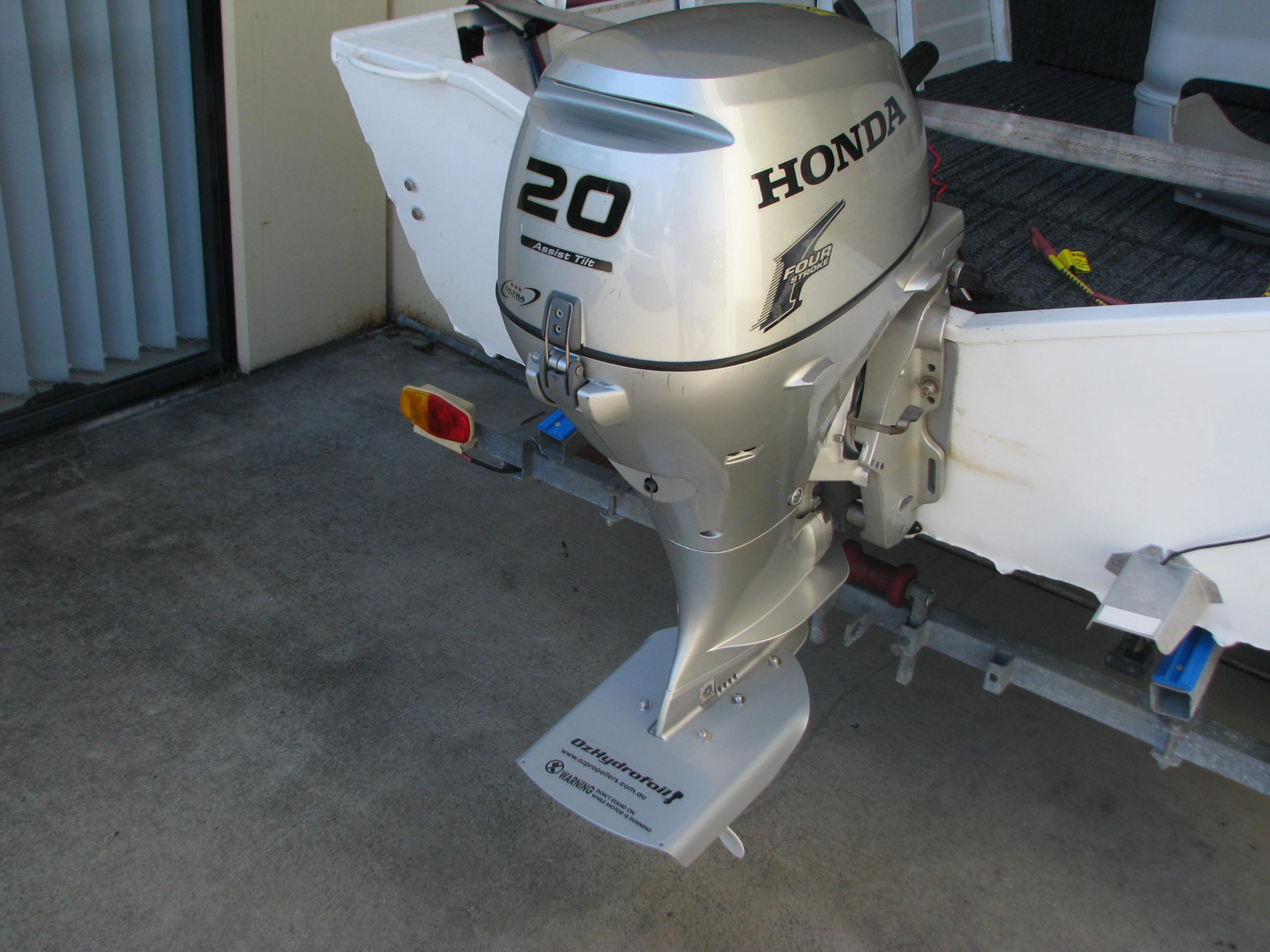 Honda Outboard Aluminium Hydrofoil Suits 8-9.9-10-15-20-25-30HP- OZHYDROFOIL - Image 3