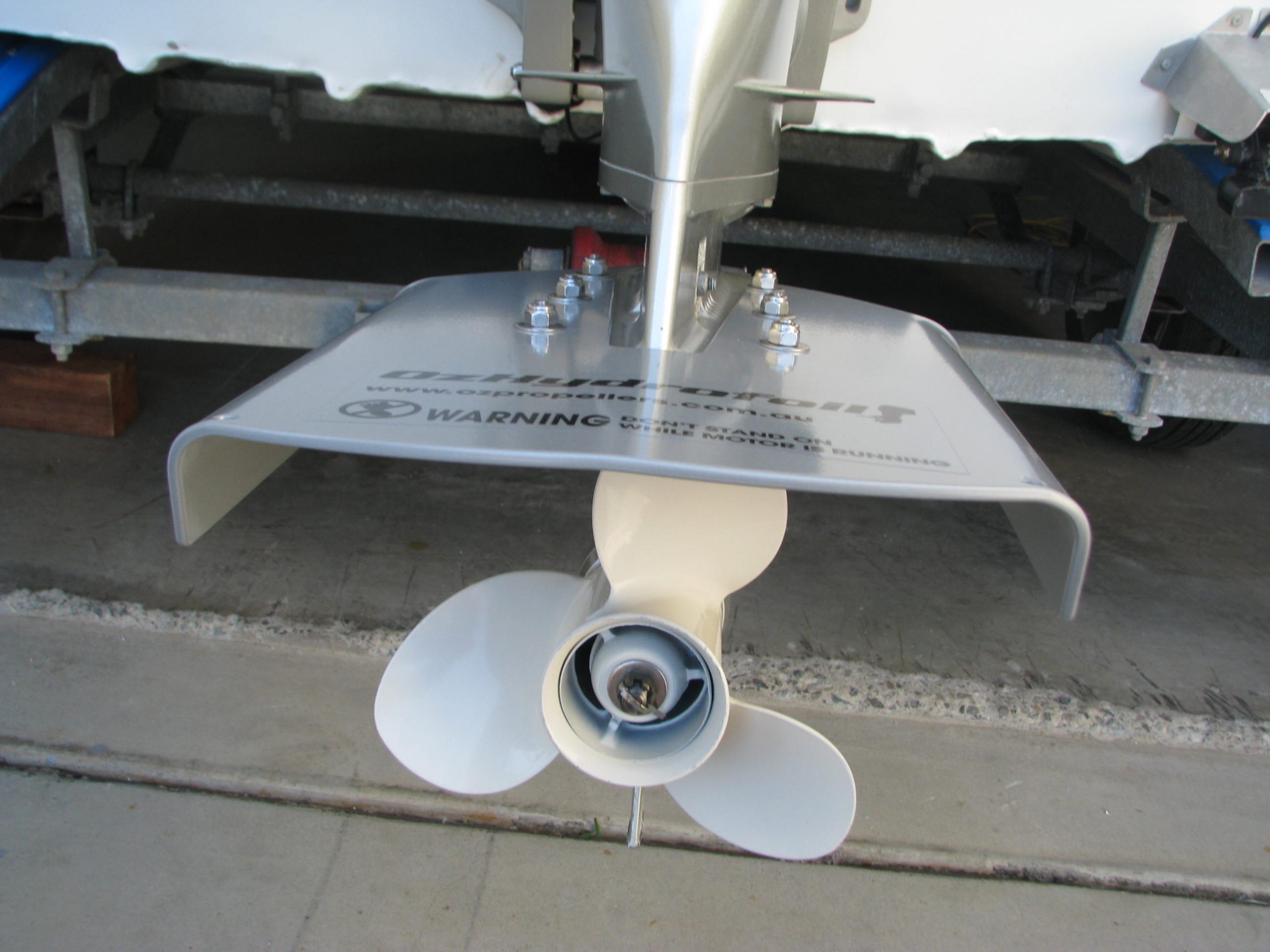 Honda Outboard Aluminium Hydrofoil Suits 8-9.9-10-15-20-25-30HP- OZHYDROFOIL - Image 2