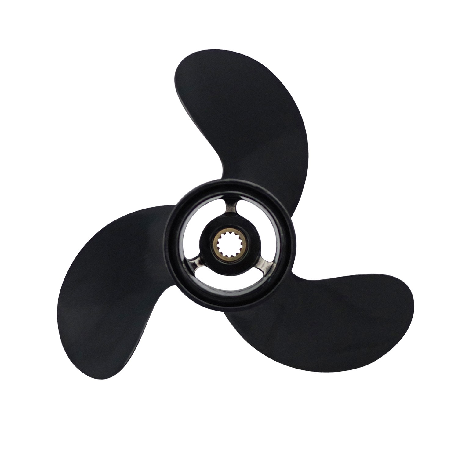 Ozpropeller to suit 9.9-15hp Johnson Evinrude Propeller 3 Blade Aluminium Prop
