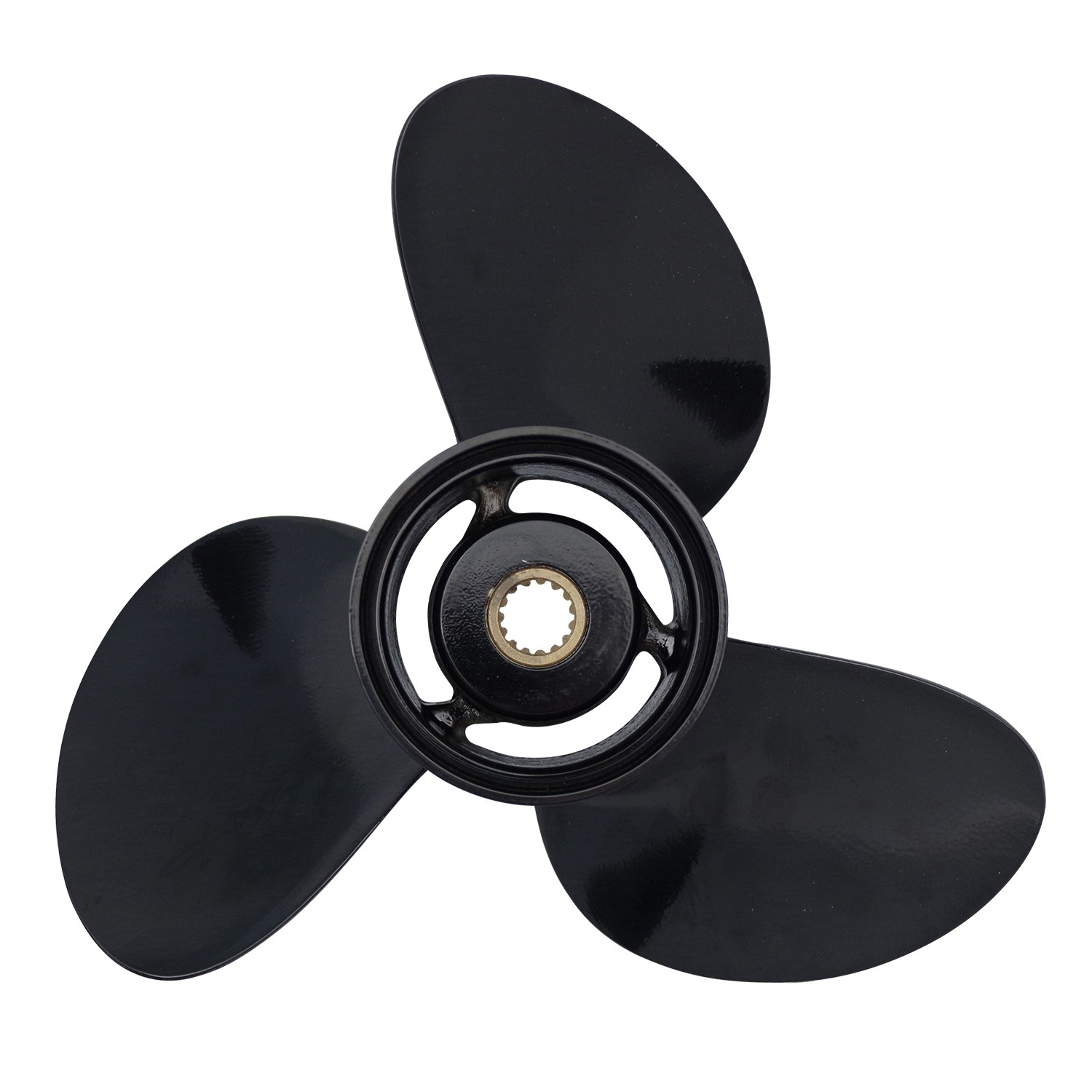 Ozpropeller to suit 90-300hp Johnson Evinrude Propeller 3 Blade Aluminium Prop (15 Spline)