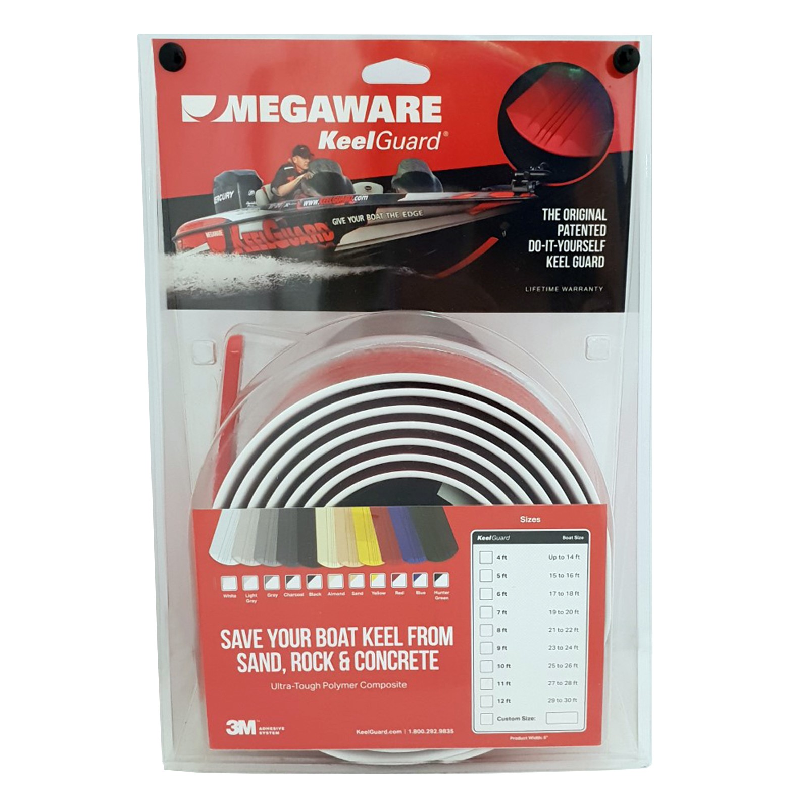 Keel Guard 8 ft / 2.4m Suits Boats up to 22ft Megaware 3M