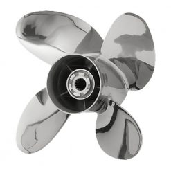 90-300hp Johnson Evinrude PowerTech OFS4 Stainless Steel 4 Blade Propeller