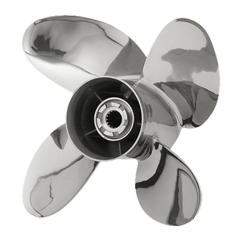 90-115-135-150-175-200-220-225-250-300hp Mercury Mariner PowerTech OFS4 Stainless 4 Blade Propeller Prop