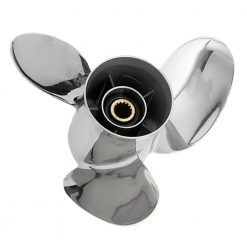 90-115-135-150-175-200-220-225-250-300hp Mercury Mariner PowerTech! PTC3 Stainless 3 Blade Propeller