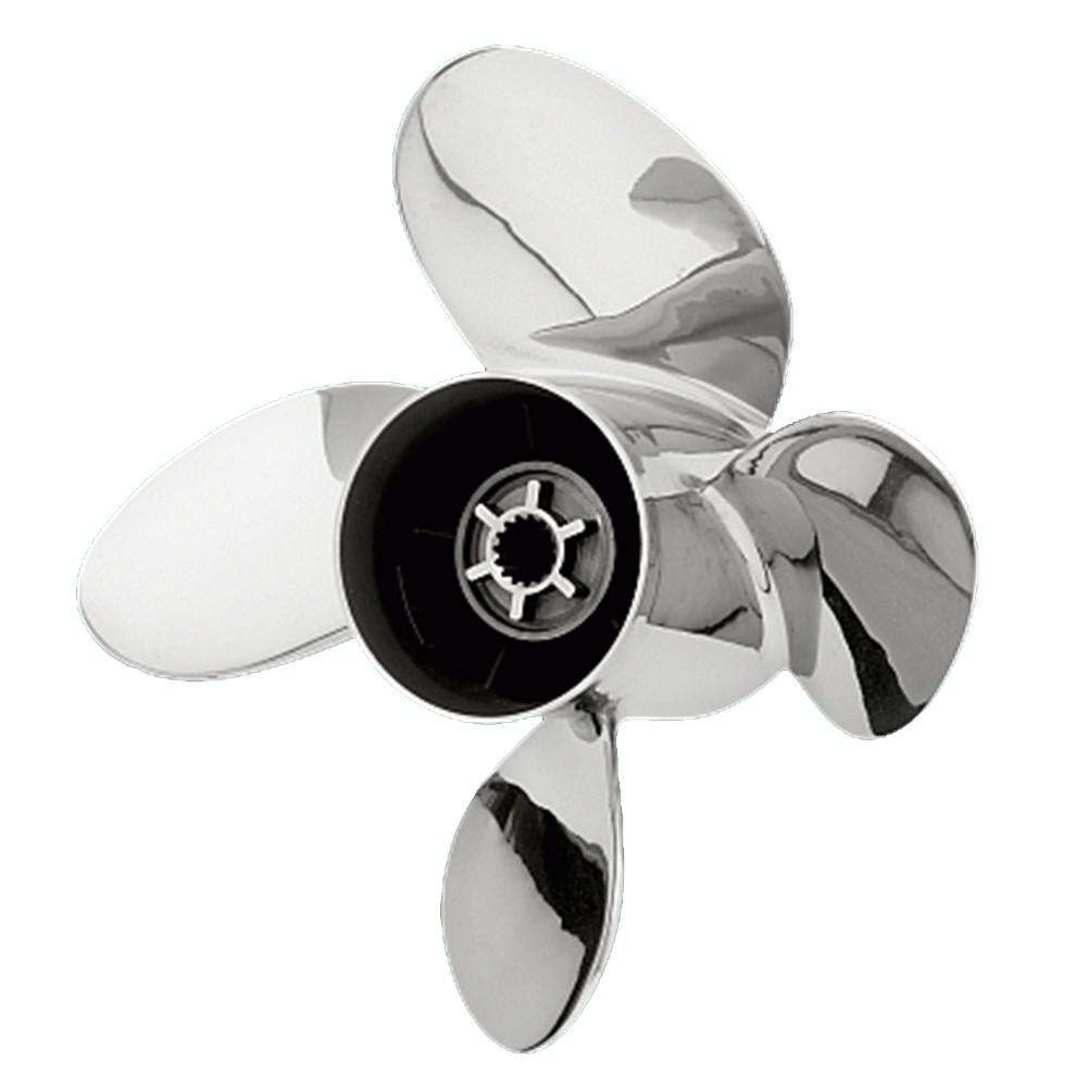 90-115-135-150-175-200-220-225-250-300hp Mercury Mariner PowerTech PTZ4 Stainless 4 Blade Propeller