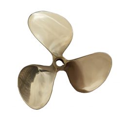 Austral Compuski Ski Propeller 3 Blade Polished Bronze Cupped Prop 1" Morse Taper (11.5-12 Inch diameter | 13-15Pitch)  Right Hand