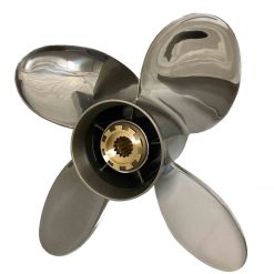 60-70-75-90-115-120-140hp Nissan Tohatsu 4 Blade Stainless Steel Propeller PowerTech! PTR4