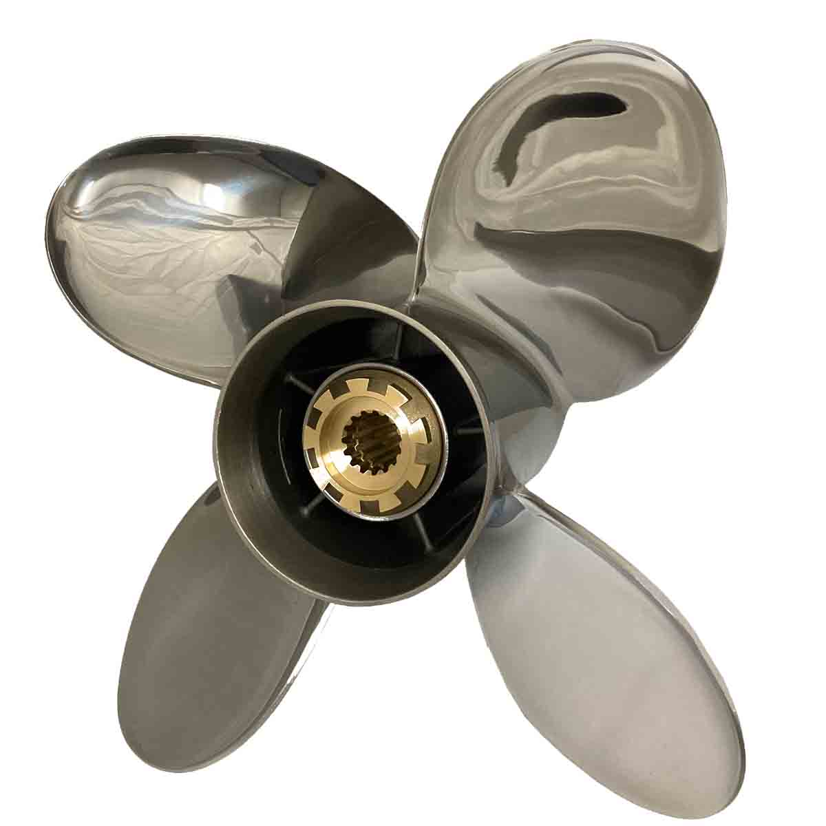 Mercury Mariner USA 40-50-60-70-75-80-90-100-115-125-140hp Propeller PowerTech PTR4 Stainless 4 Blade Prop