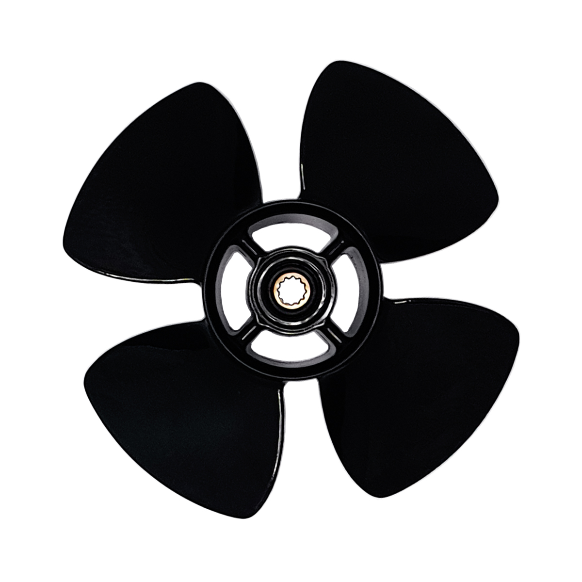 Ozpropeller to suit Tohatsu / Mercury Nissan 6-8-9.8-9.9hp Propeller 4 Blade Aluminum High Thrust Prop ( Kicker Engine / Heavy Load Propeller) - Image 2