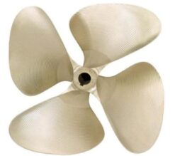 OJ 428-MF Wake Ski Propeller RH "13 x 15.5" SKIPRO 4 Blade .090 cup Prop 1"