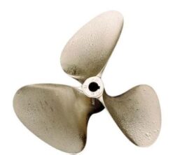 OJ 1000-MF Wake Ski Propeller LH “12 x 13” LEGEND 3 Blade .090 cup Prop 1''