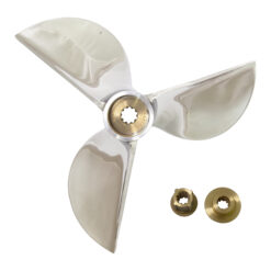 OZRACER-B3 Cleaver Propeller to suit Mercury Mariner 25-30hp (1999 & Newer) Stainless Steel Performance Prop