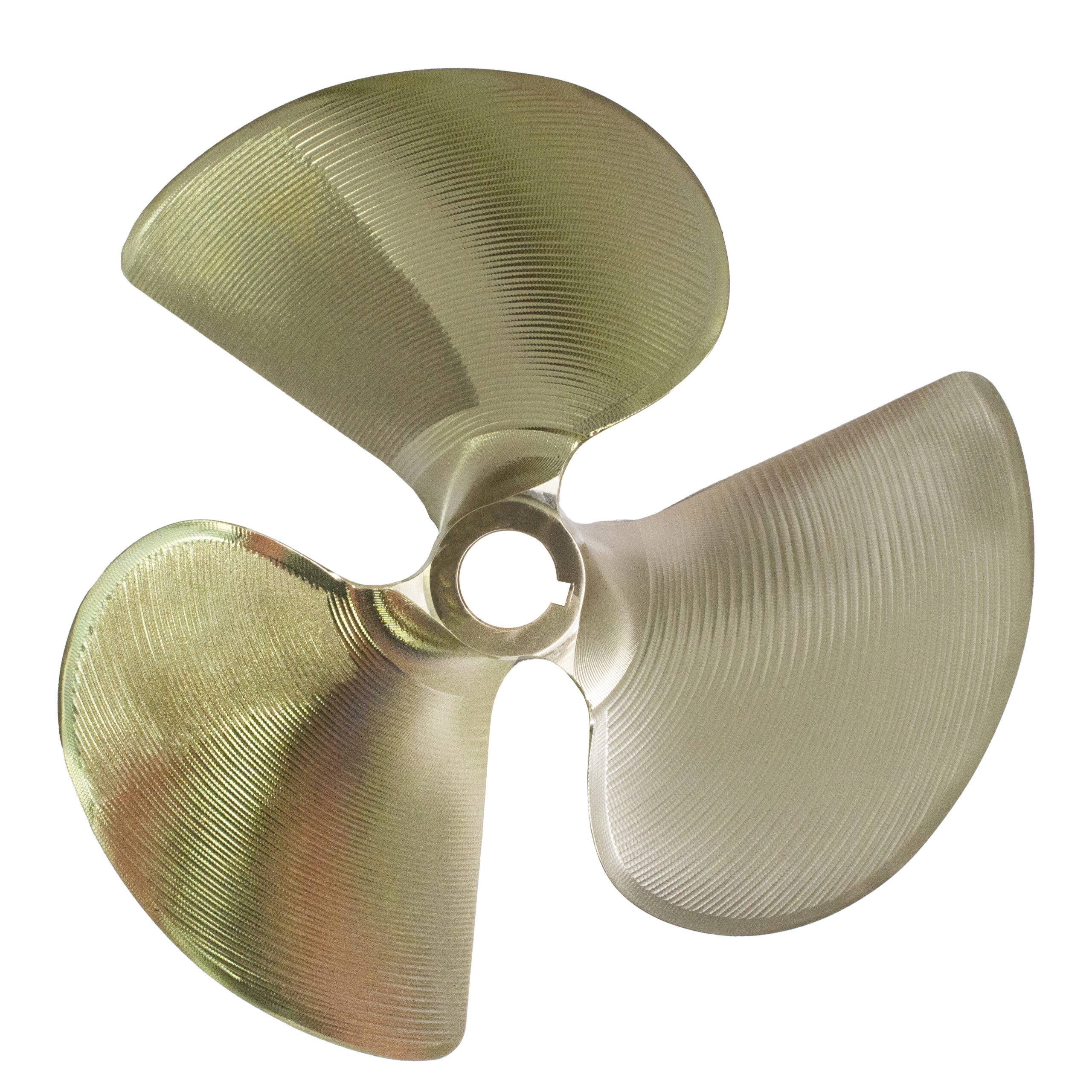 OZEDC3 Ski/Wake Propeller 13" x 11.5" (1" Shaft) 3 Blade 0.08 cup LH OZNIBRAL CNC Prop - Image 4