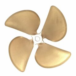 OZ-DBB4 Ski/Wake Propeller 12.5" x 15.5" (1") 4 Blade 0.105 cup RH OZNIBRAL CNC Prop