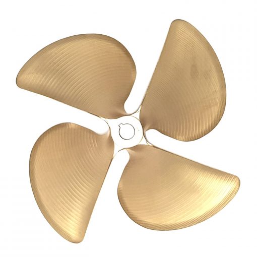 OZ-DBB4 Ski/Wake Propeller 12.5" x 15.5" (1") 4 Blade 0.105 cup RH OZNIBRAL CNC Prop
