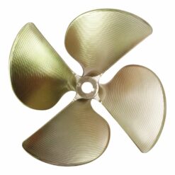 OZ-BCA4 Ski/Wake Propeller 13" x 12.5" (1.125") 4 Blade 0.08" cup LH OZNIBRAL CNC Prop