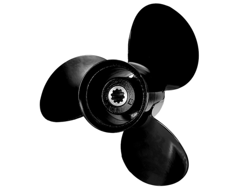MERCURY BLACKMAX to suit 25 & 30hp Mercury Mariner 2 & 4 Strokes 3 Blade Aluminum Propeller (2006-2026) large diameter