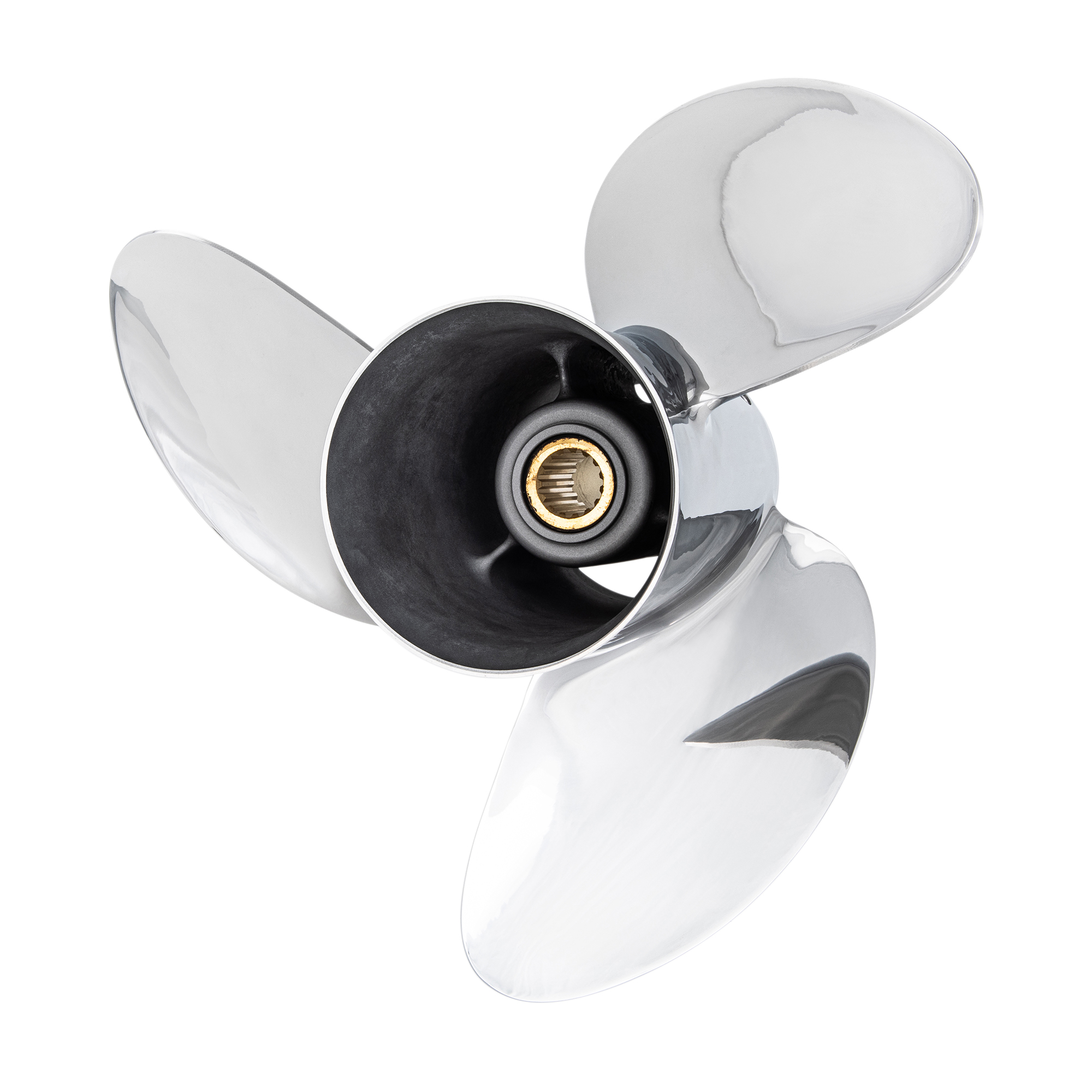 OZNER-E3 Suits Mercury Mariner 90-115-135-150-175-200-220-225-250-300hp 3 Blade Stainless-Steel High-Performance Propeller Prop - Image 6